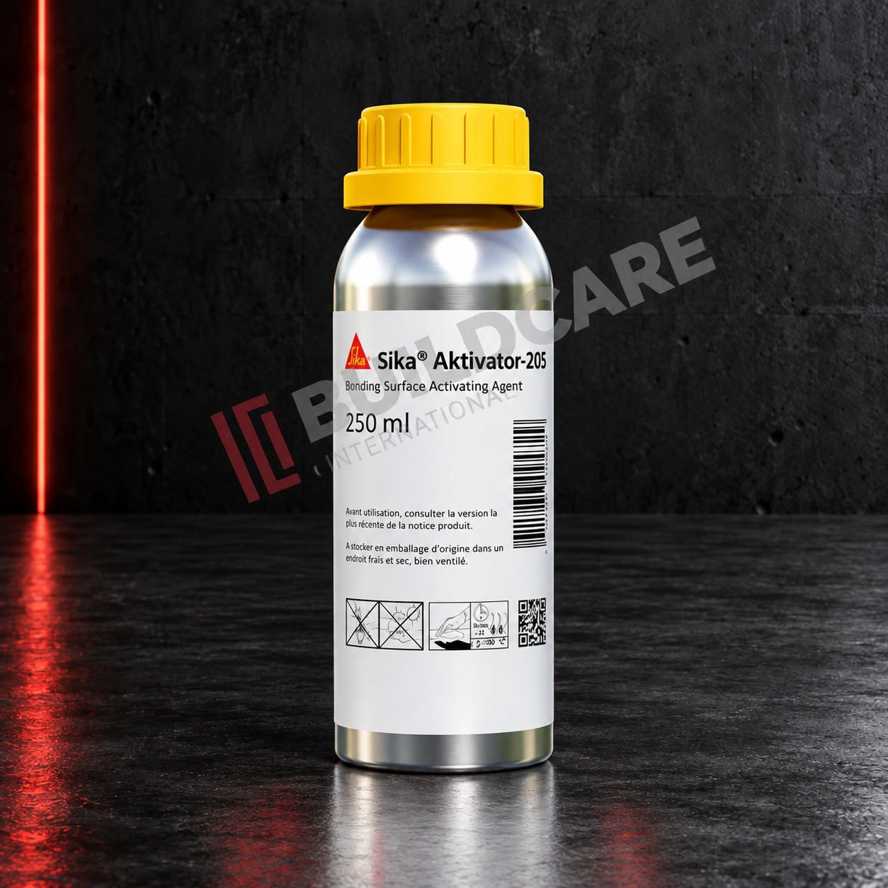 Sika Aktivator-205 on Dark Concrete aktivator 205
