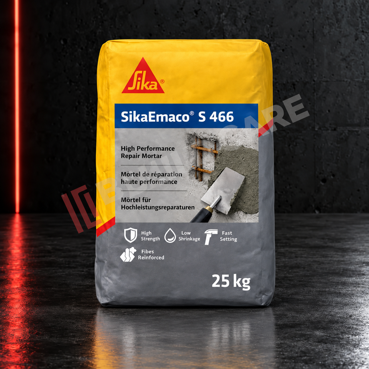 SikaEmaco S 466 repair mortar product supplied through Buildcare International