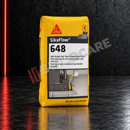 SikaFlow 648 Component C on Black Concrete