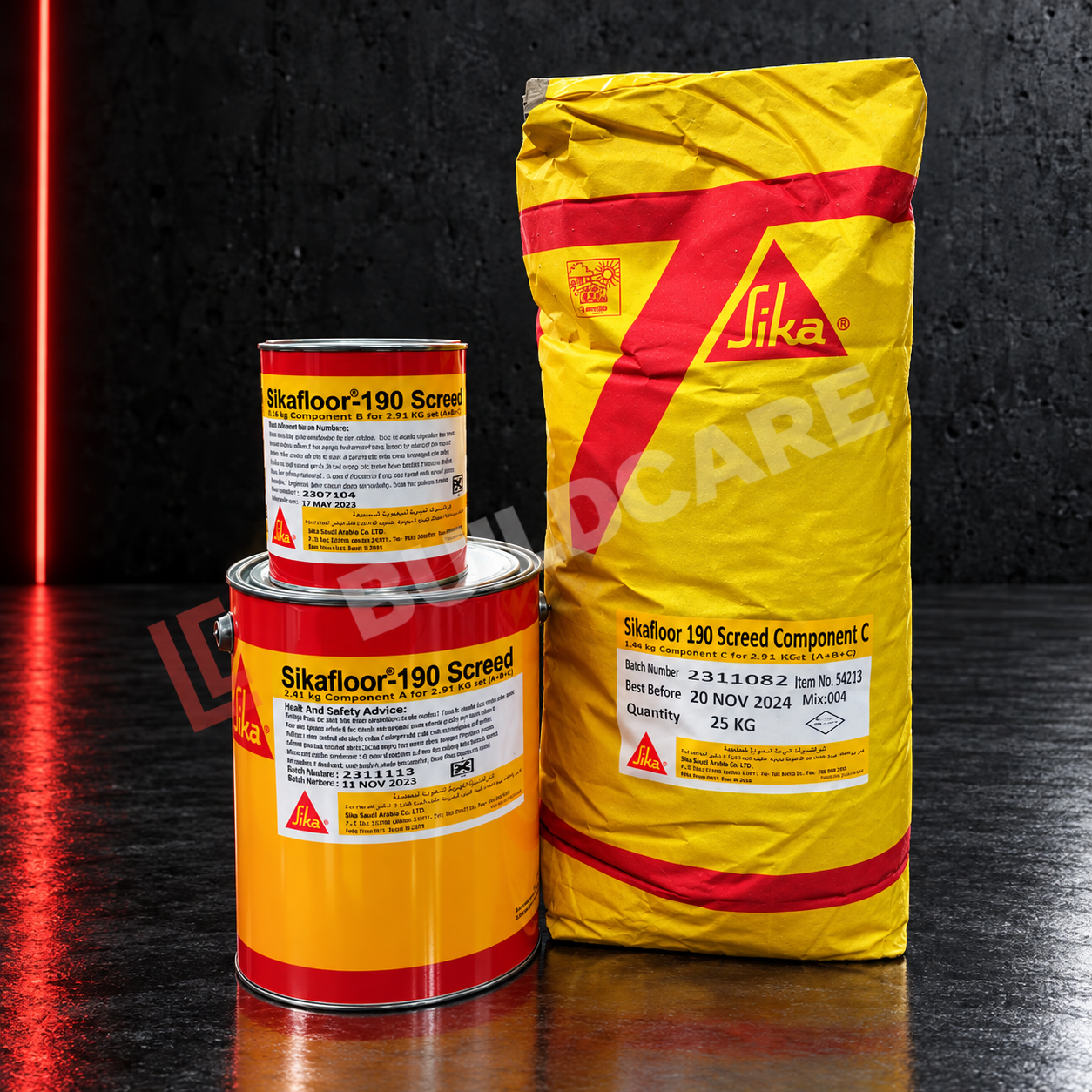 Sikafloor-190 Screed Three-Component Kit SIKAGARD 190
