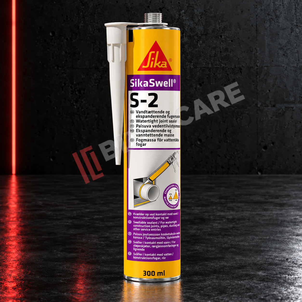 Yellow SikaSwell S-2 cartridge Yellow SikaSwell S-2 cartridge