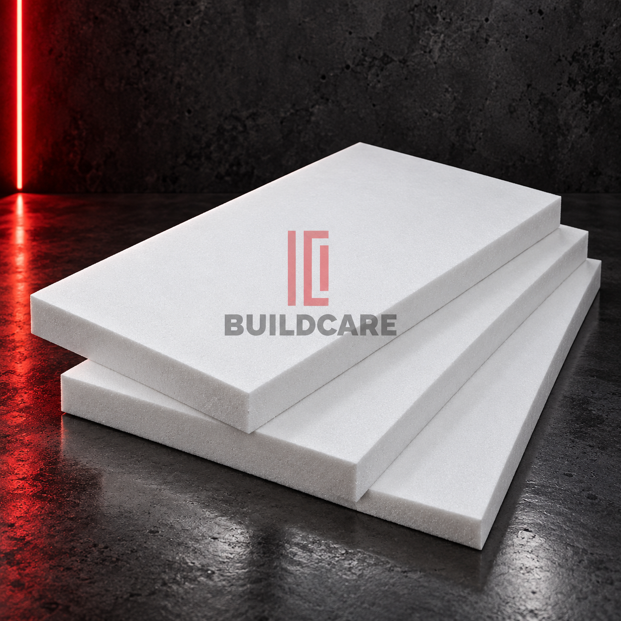 Buildcare White Insulation Boards in Studio Buildcare White Insulation Boards